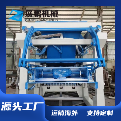 High-pressure vibration system for compact and dense bricks.