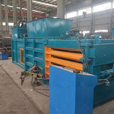 Automatic Horizontal Hydraulic Carton Compress Scrap Cardboard Baler Machine photo-3