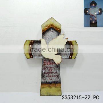 Home Wall Craft Lighted US Flag Wall Art photo-2