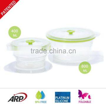 800ml Collapsible Silicone Food Container