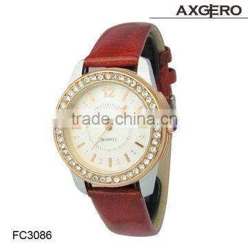 New Design Japan Movement Quartz Watch Crystal Women Watch