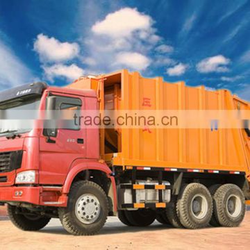 2015 new product HOWOJHL5250ZYS 16CBM Compressed Garbage truck price for sale made in china hot sale