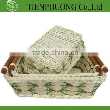 rattan storage baskets with handle 430711-3