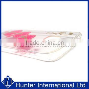 Pink Flower Soft TPU Case For Samusng S6Edge photo-4