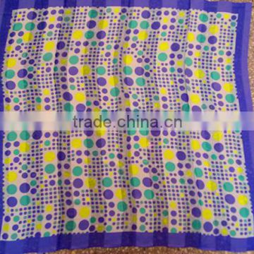 Ladies woven Fashion printed silk scarf