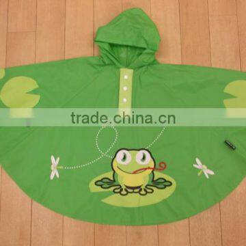 Cartoon Custom Printed Kids Raincoat Ponchos