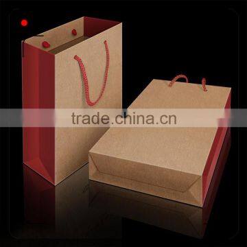 High Materal Kraft Cutom Color Printing Paper Gift Bag Kraft Paper Bag