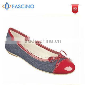 Red Toe Fashion Denim Shoes