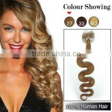 Good quality Body Wave Micro Loop Ring Hair Extension