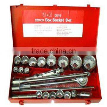 3/4" 1" drive 26pcs socket set socket wrench set