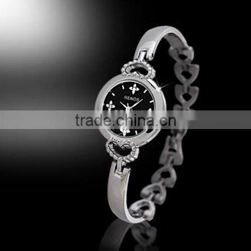 2015 Brand New Fashion Ladies Pearl Bracelet Watch Lady Quatz Watch Black LD024 photo-5