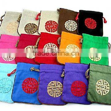 New design promotional small drawstring pouches