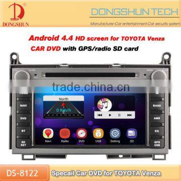 hot selling car 2 din DVD player for Toyota Venza