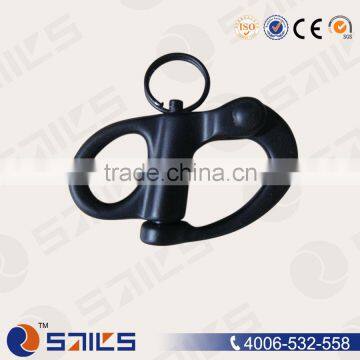 Black Painted Stainless Steel Fixed Snap Shackle