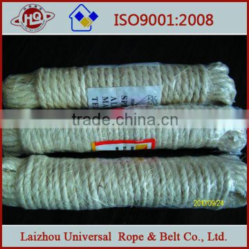 Natural Fiber Twisted Sisal Strand Rope / Twine