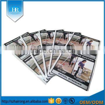 Top Saling Vacuum Cleaner Sticker Gold Foil Label With Sliver Stamping