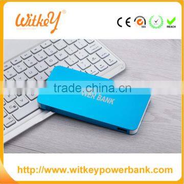 OEM Custom Logo 4000mah Ultra Slim Portable Charger External Battery Pack Backup Power Bank