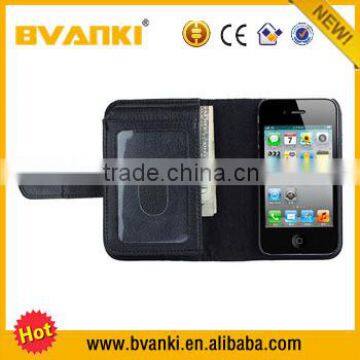 Accessories For Bags Litchi Grain Leather Clutch Bag Case PU Leather Phone Cases For Iphone 4/4s Accesories Mobile Phone Cover photo-3