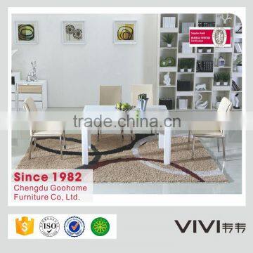 2016 new modern white solid wood formal dining room set for sale