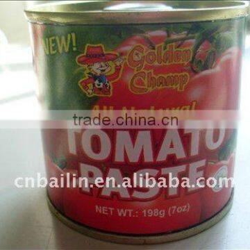 210g*48 tins cold break tomato paste for good market