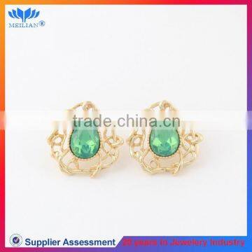 High quality waterdrop shaped caystal stud earrings for women earring stud