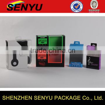 custom electronic packages, hard paper box packaging with clear pvc window                        
                                                                                Supplier's Choice