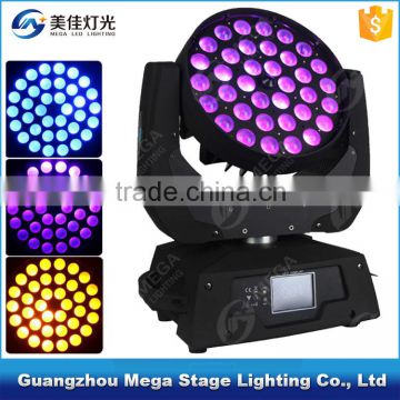 36x18w moving head wash light zoom 6in1