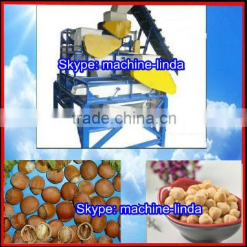 High efficiency hazelnut shelling machine