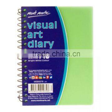 Mont Marte Visual Art Diary PP Coloured Cover A6