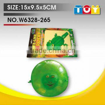 More popular item TPR soft balloon frog model plastic toy