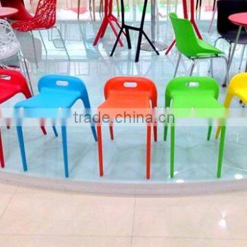 Fashion backless leisure used garden pp plastic chair,HYH-A306