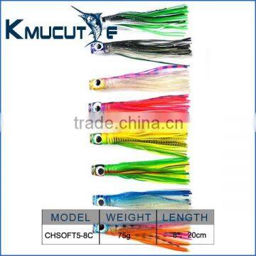 Resin Head Octopus Skirt Trolling lure