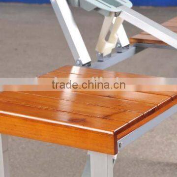 Folding Portabe Wooden Camping Table With 4 Seats photo-3