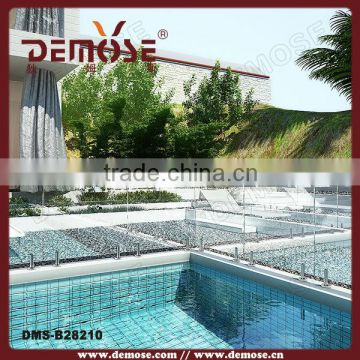 Outside Swimming Pool Frameless Glass Fence With Spigot DMS-B28210