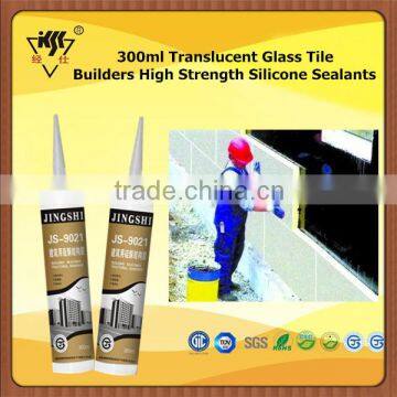 300ml Translucent Glass Tile Builders High Strength Silicone Sealants