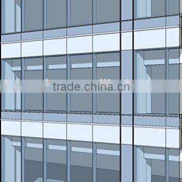 glass curtain wall sound system