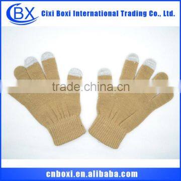 2014 Best Sale Christmas Gift Custom Acrylic Glove,knitted Finger Touch Screen Gloves photo-4