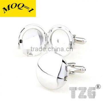 Fashion Stainless Steel Photo Frame Cuff Link