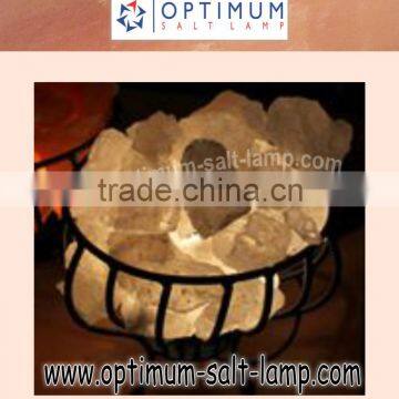 Basket Shape optimum Himalayan Salt lamp