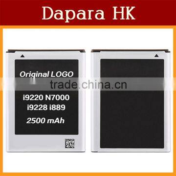 100% Original Replacement Battery For Samsung GALAXY Note1 i9220 N7000 i9228 i889 2500mAh Free Shipping
