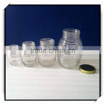 700ml 24oz Round Glass Honey Jar With Tin Lid