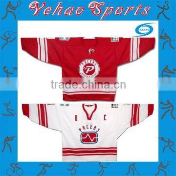 Low price 100% polyester sublimation ice hockey