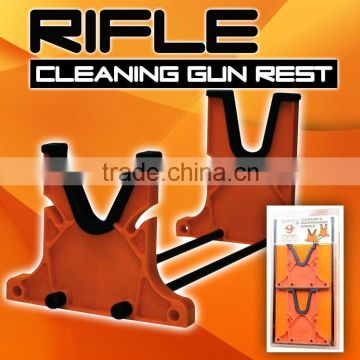 RIFLE CLEANING AND MAINTENANCE CRADLE GUN REST KIT