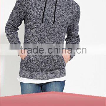 Spring Men' Cheap Pajama Top Hooded Cotton Knit Tee Shirts