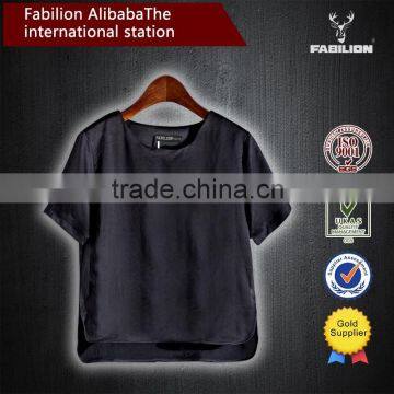 over 10 years experience black bulk women's for high quality plain t-shirt