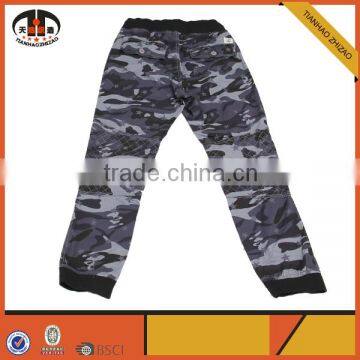 Cheap Mens Camouflage Cargo Pants With Elastic Waist photo-2