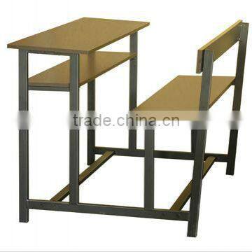 Double Junior School Desk with Bench