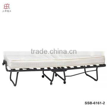 China Factory Home Bedroom Cheap Modern Steel Single Folding Beds photo-5