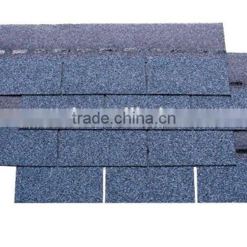 standard 3-tab colorful fiberglass asphalt shingles roofing material