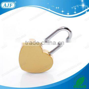 AJF Gift Lock Heart Padlock Gold Love Lock for New Couple photo-2